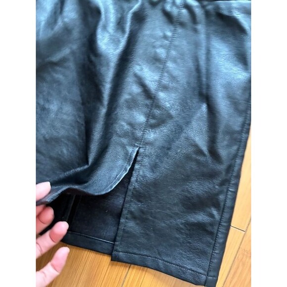 LIONESS Rizzo Vegan Leather Mini Skirt - Size XS - Picture 3 of 5